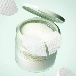 Ji Woo Gae Cica BHA Blemish Toner Pad