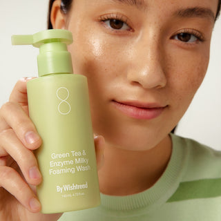 Green Tea & Enzyme Milky Foaming Wash